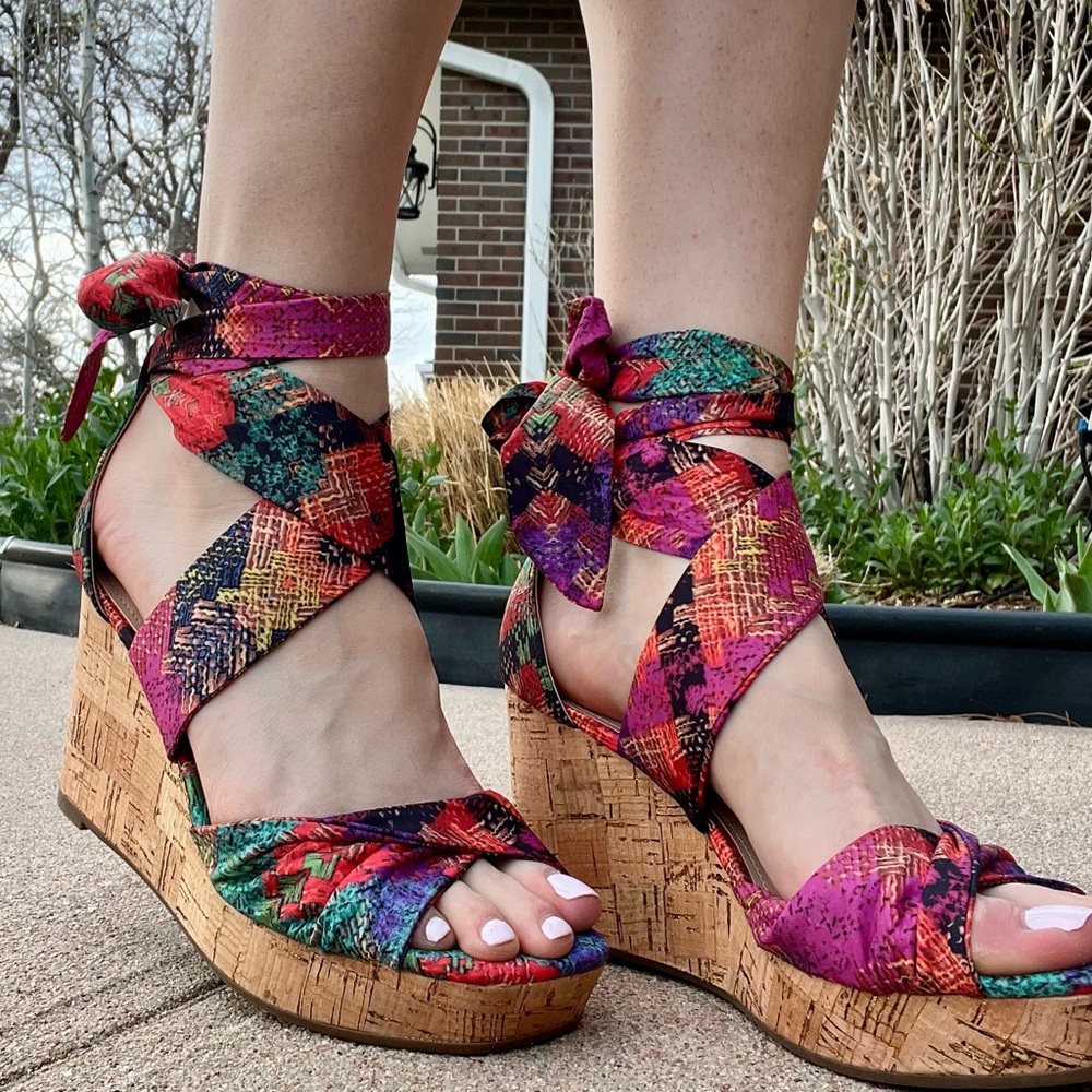 Impo Lace Up Wedges